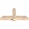 Ekena Millwork Eugene Smooth Timber Gable Bracket, Douglas Fir, 48"W x 26"H x 5 1/2"D x 5 1/2"F, 13/12 Pitch GBW048X26X0606EUG00SDF - alternate 3